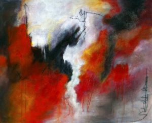 Ursula Schmidt - Abstrakte Malerei - Acrylbild 60 x 60 cm