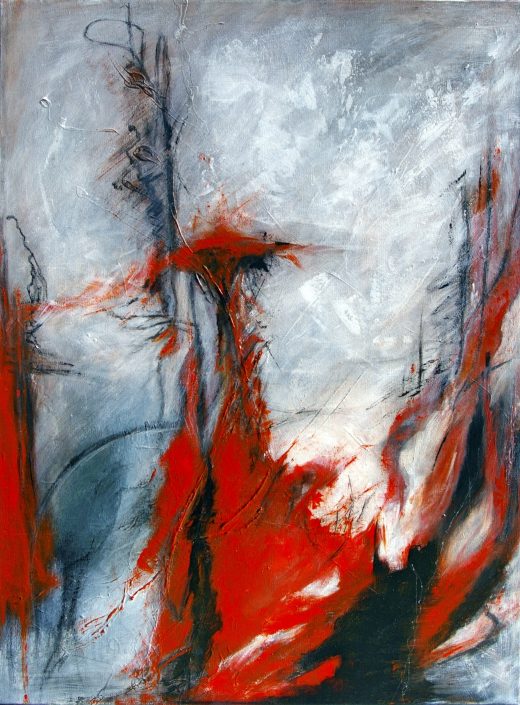 Ursula Schmidt - Abstrakte Malerei - Acrylbild 80 x 60 cm