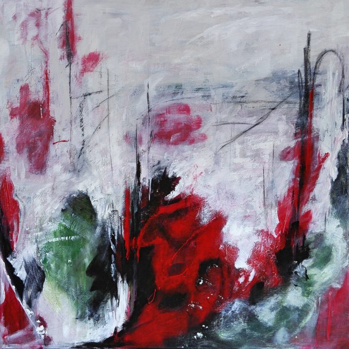 Ursula Schmidt - Abstrakte Malerei - Acrylbild 70 x 70 cm