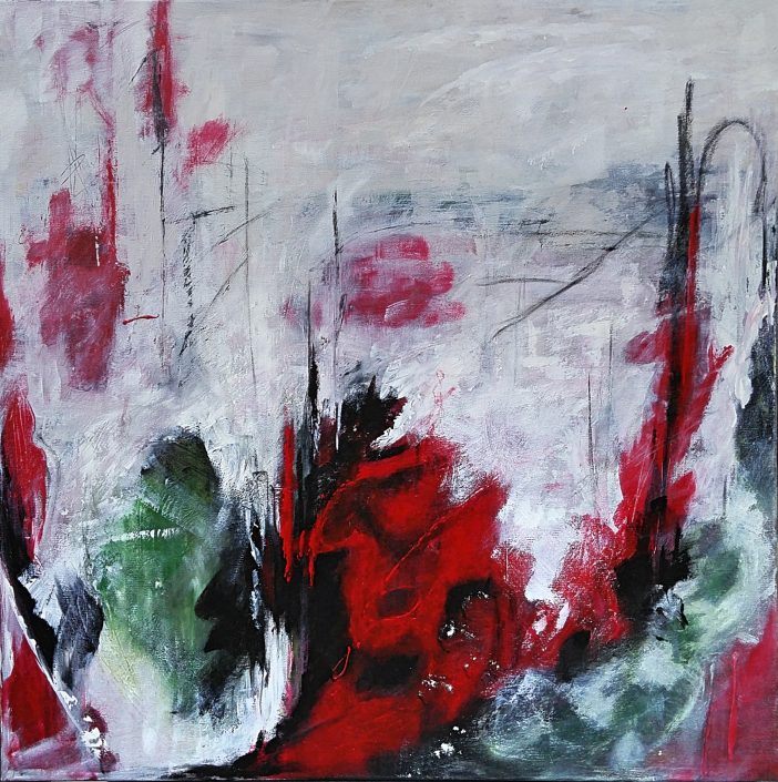 Ursula Schmidt - Abstrakte Malerei - Acrylbild 70 x 70 cm