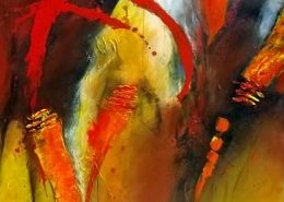 Ursula Schmidt - Abstrakte Malerei - Acrylbild 80 x 80 cm