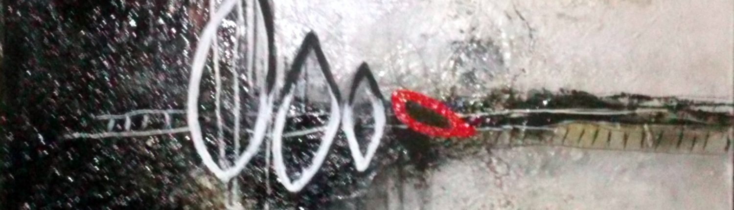 Ursula Schmidt - Abstrakte Malerei - Strukturbild 80 x 80 cm